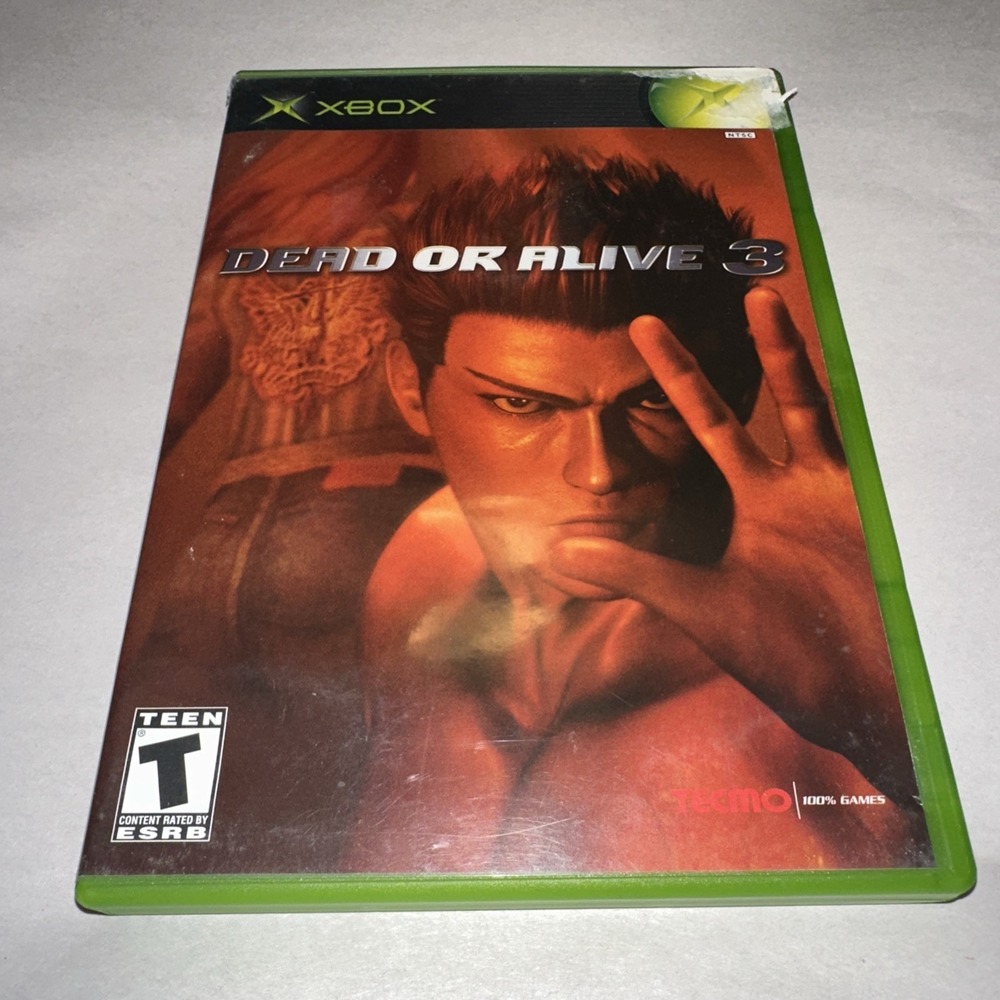 DOA Dead or Alive 3 (Xbox, 2001) CIB Complete W/ Manual + Registration Card